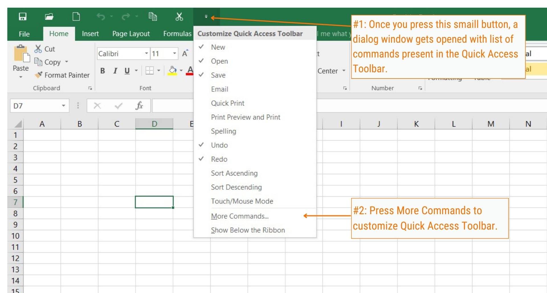 Module BE03 - More Command to Customize Quick Access Toolbar in Excel - Excel Hippo