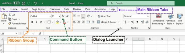 Excel Ribbon Tabs | Excel Hippo