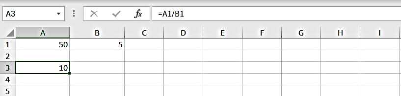 How to do Division of Numbers using the cell references - Excel For Beginners Module - How to Divide in Excel