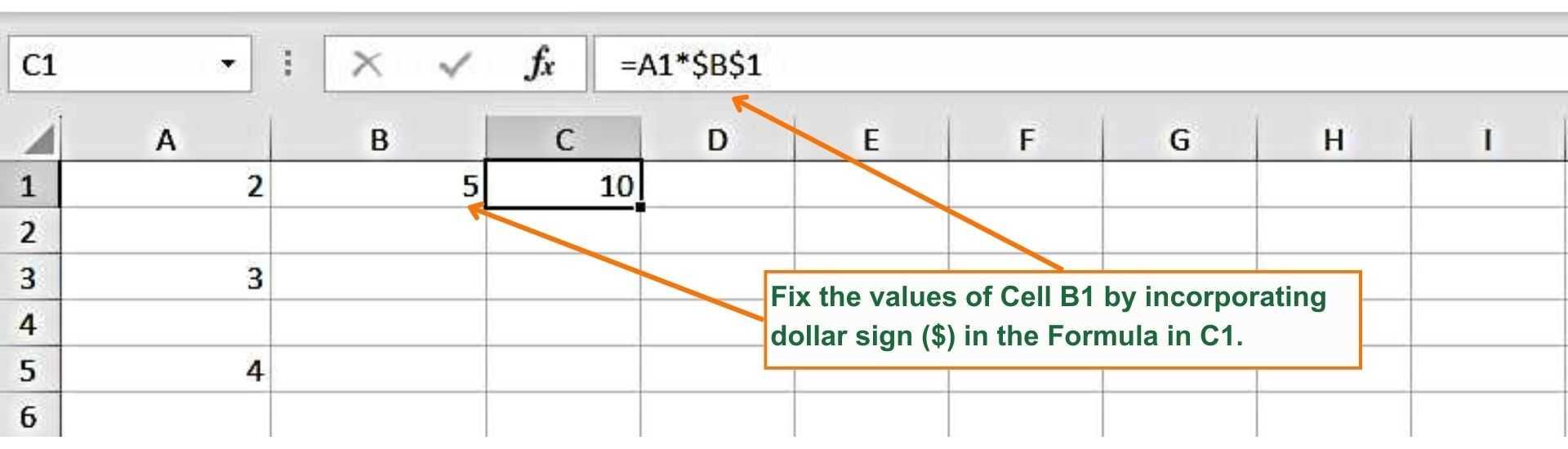 How to Multiply a single fixed Number with the Column values - G1 - Excel Hippo